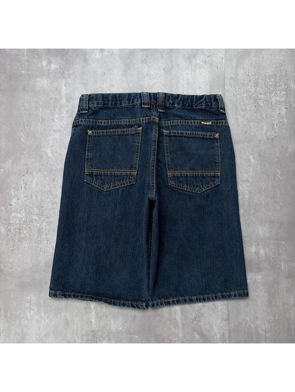 Y2K Dark Wash Wrangler Grunge Baggy Skater Denim Jorts
